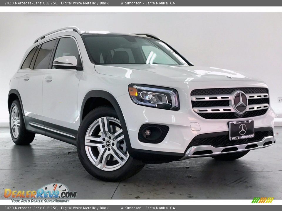 2020 Mercedes-Benz GLB 250 Digital White Metallic / Black Photo #10