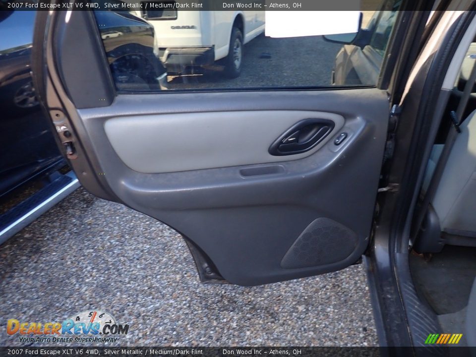 2007 Ford Escape XLT V6 4WD Silver Metallic / Medium/Dark Flint Photo #20