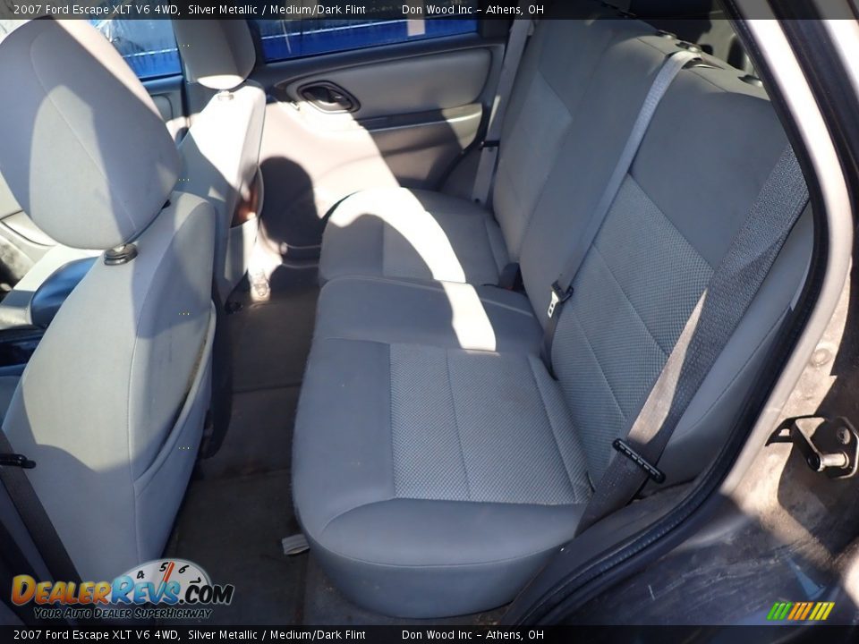 2007 Ford Escape XLT V6 4WD Silver Metallic / Medium/Dark Flint Photo #21
