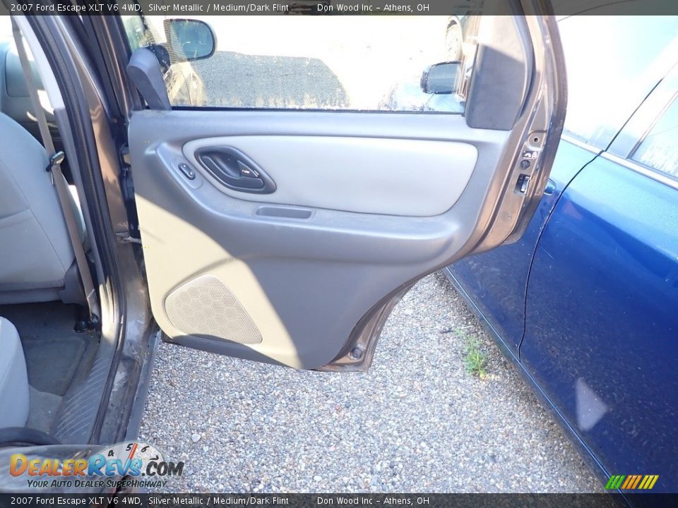 2007 Ford Escape XLT V6 4WD Silver Metallic / Medium/Dark Flint Photo #22