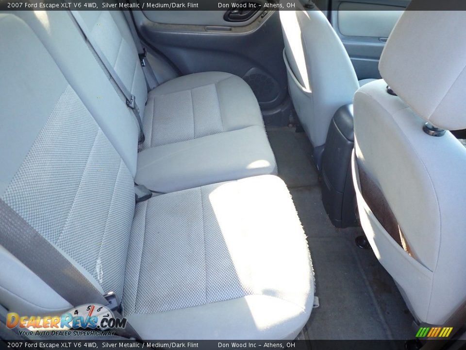 2007 Ford Escape XLT V6 4WD Silver Metallic / Medium/Dark Flint Photo #23