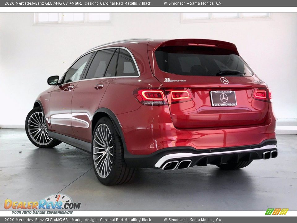 2020 Mercedes-Benz GLC AMG 63 4Matic designo Cardinal Red Metallic / Black Photo #2