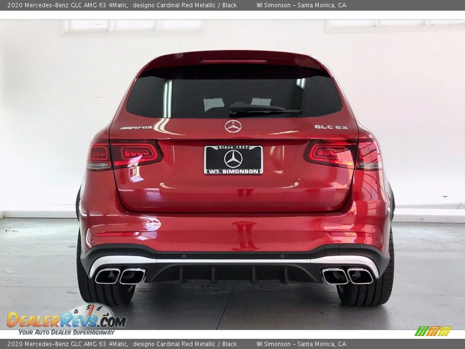 2020 Mercedes-Benz GLC AMG 63 4Matic designo Cardinal Red Metallic / Black Photo #3