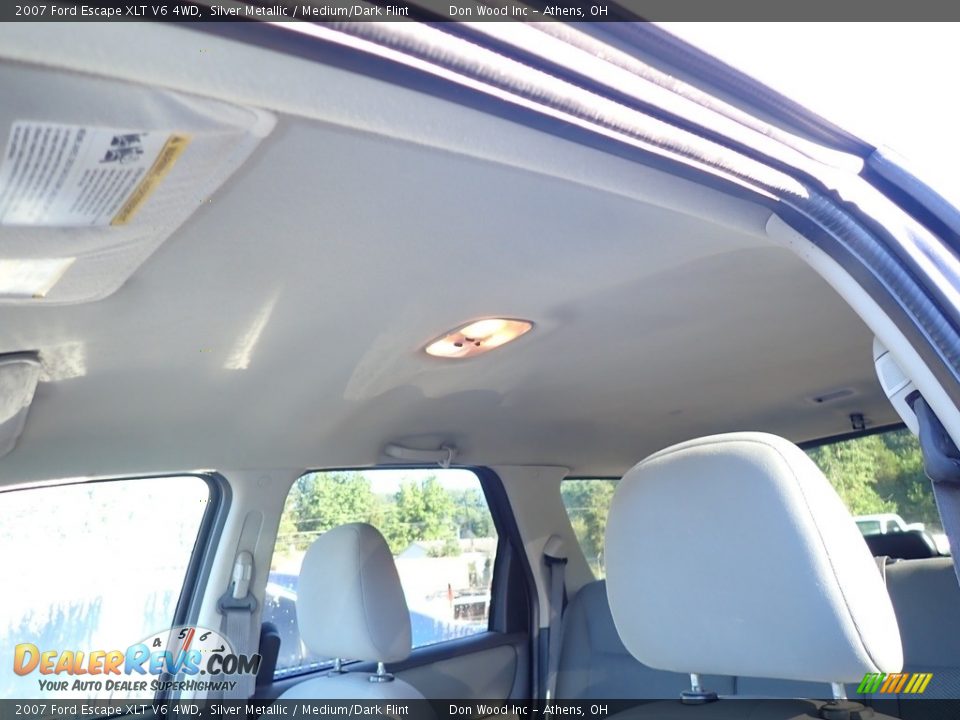 2007 Ford Escape XLT V6 4WD Silver Metallic / Medium/Dark Flint Photo #27