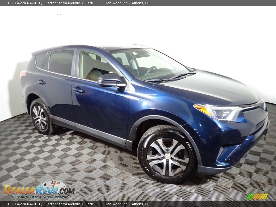 2017 Toyota RAV4 LE Electric Storm Metallic / Black Photo #2