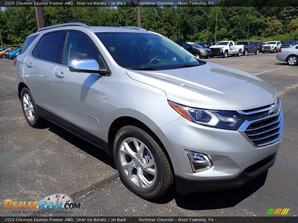 2020 Chevrolet Equinox Premier AWD Silver Ice Metallic / Jet Black Photo #8
