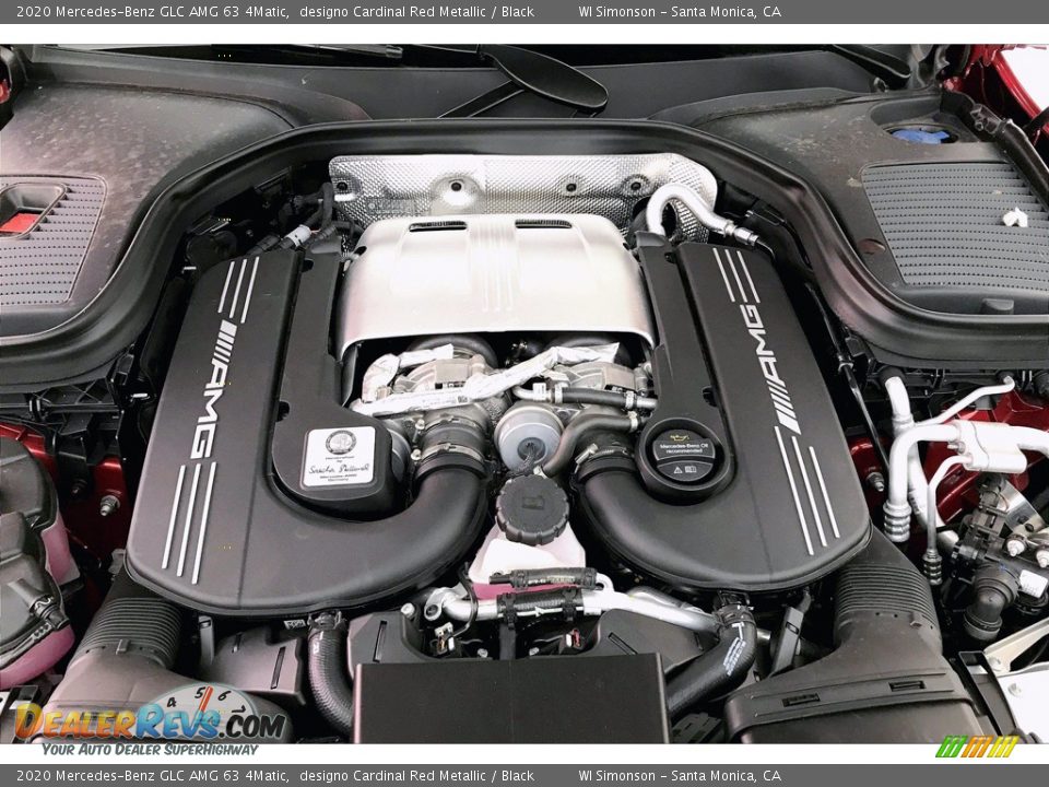 2020 Mercedes-Benz GLC AMG 63 4Matic 4.0 Liter AMG biturbo DOHC 32-Valve VVT V8 Engine Photo #8