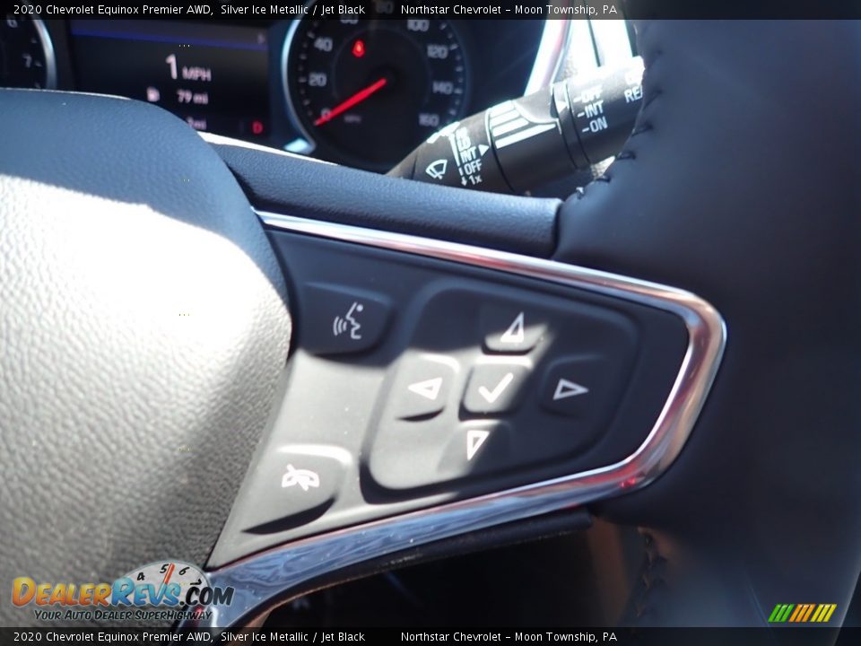 2020 Chevrolet Equinox Premier AWD Silver Ice Metallic / Jet Black Photo #19