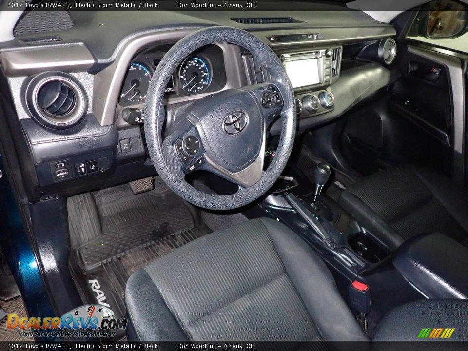 2017 Toyota RAV4 LE Electric Storm Metallic / Black Photo #19