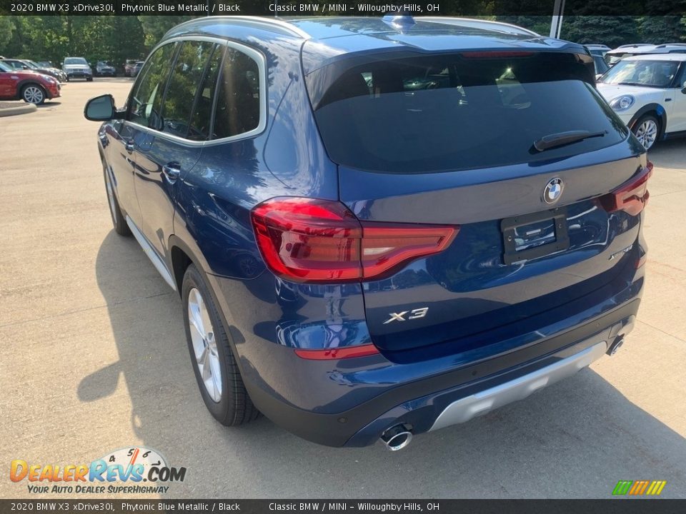 2020 BMW X3 xDrive30i Phytonic Blue Metallic / Black Photo #2