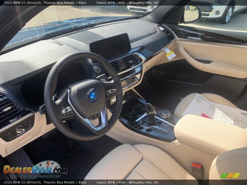 2020 BMW X3 xDrive30i Phytonic Blue Metallic / Black Photo #3