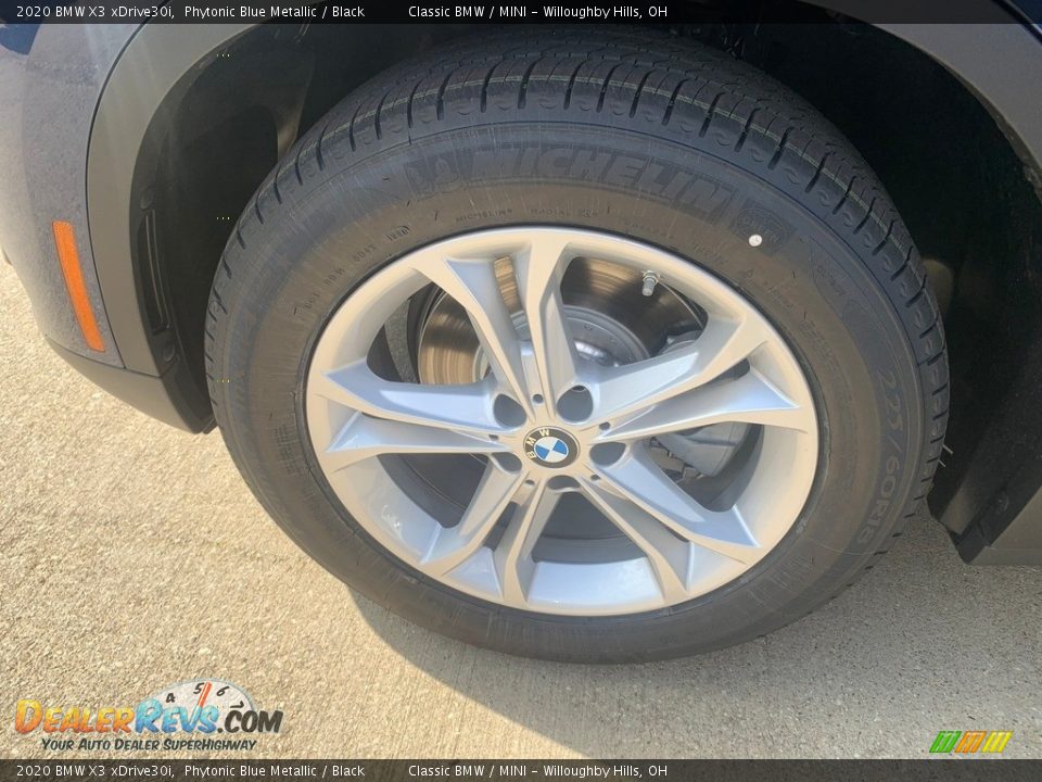 2020 BMW X3 xDrive30i Phytonic Blue Metallic / Black Photo #5
