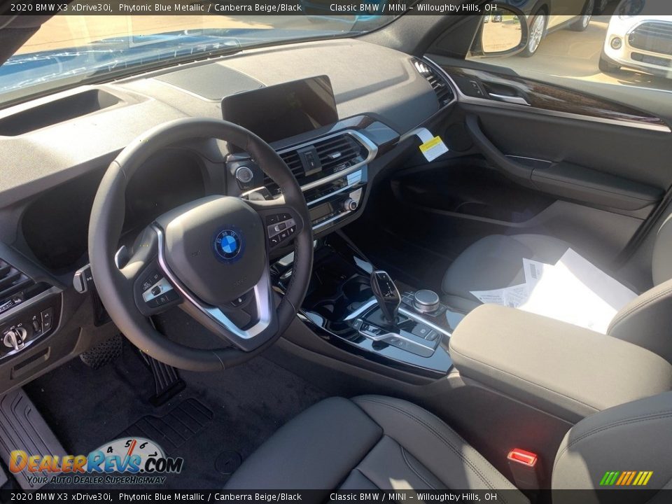 2020 BMW X3 xDrive30i Phytonic Blue Metallic / Canberra Beige/Black Photo #3
