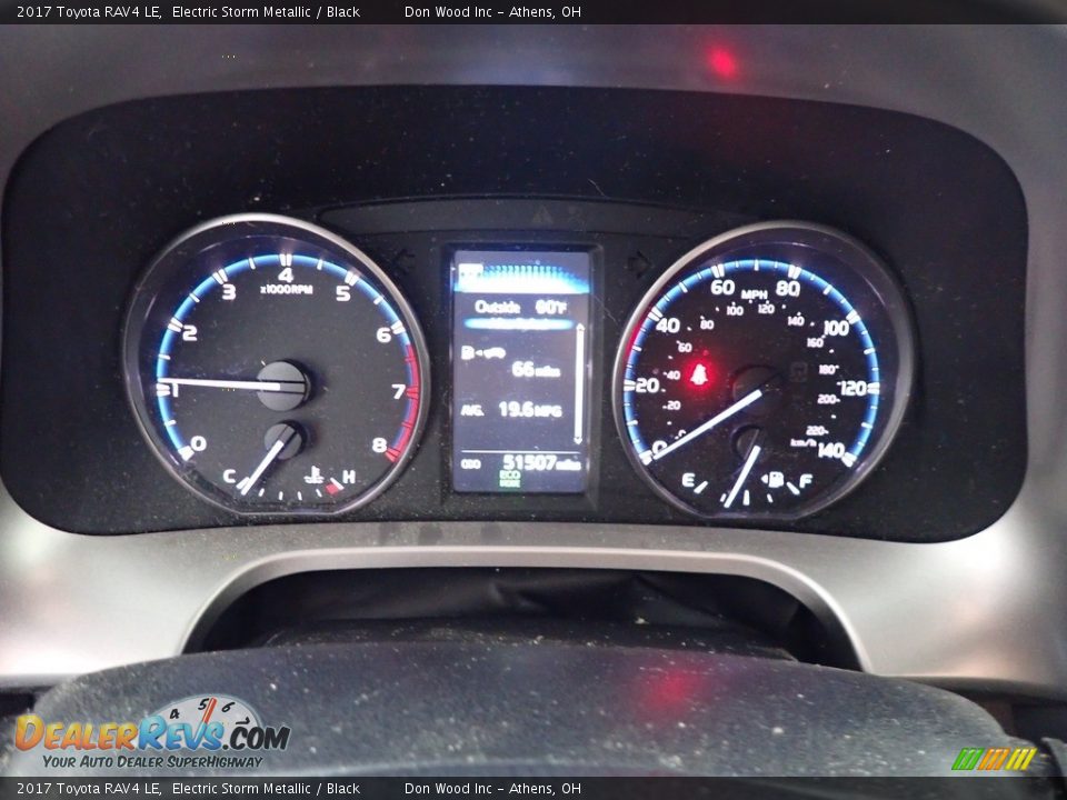 2017 Toyota RAV4 LE Electric Storm Metallic / Black Photo #27