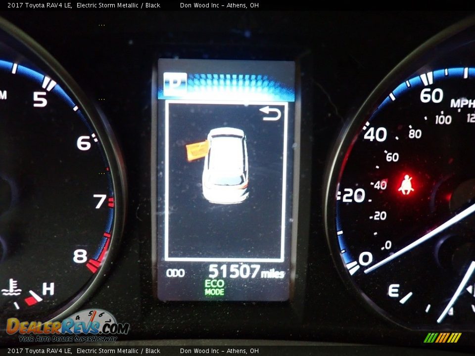 2017 Toyota RAV4 LE Electric Storm Metallic / Black Photo #28