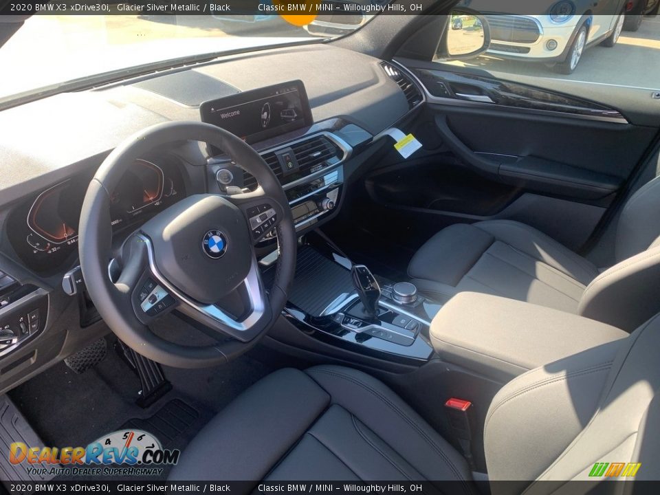 2020 BMW X3 xDrive30i Glacier Silver Metallic / Black Photo #3