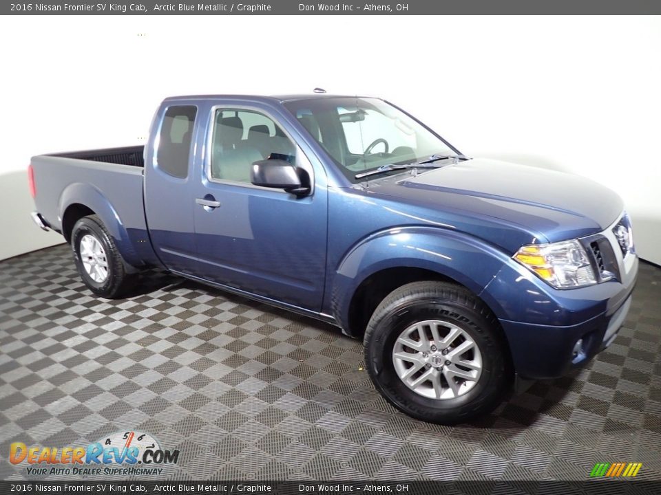 2016 Nissan Frontier SV King Cab Arctic Blue Metallic / Graphite Photo #2