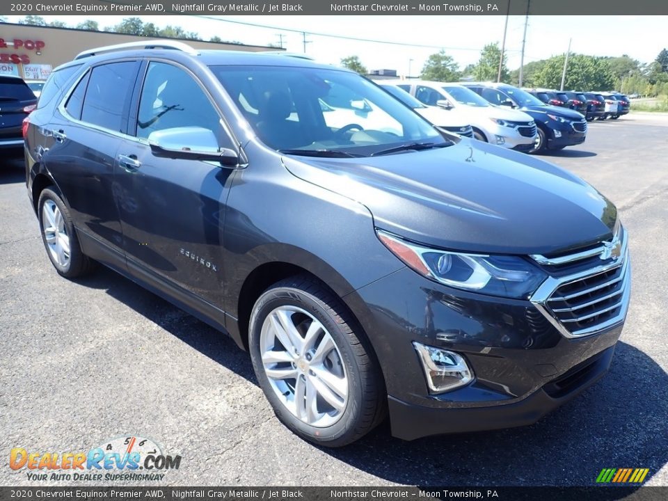 2020 Chevrolet Equinox Premier AWD Nightfall Gray Metallic / Jet Black Photo #8