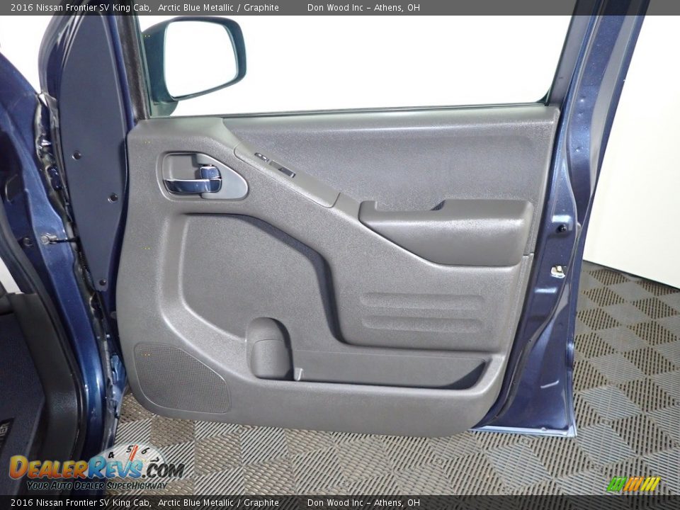 2016 Nissan Frontier SV King Cab Arctic Blue Metallic / Graphite Photo #18