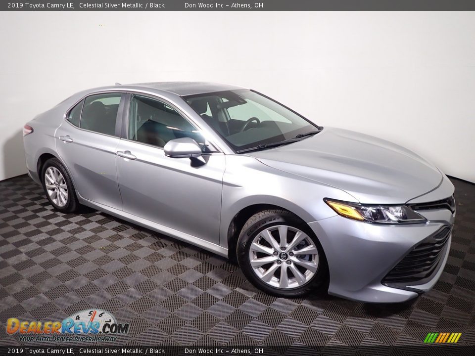 2019 Toyota Camry LE Celestial Silver Metallic / Black Photo #2