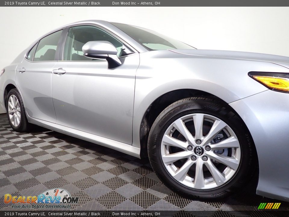 2019 Toyota Camry LE Celestial Silver Metallic / Black Photo #3