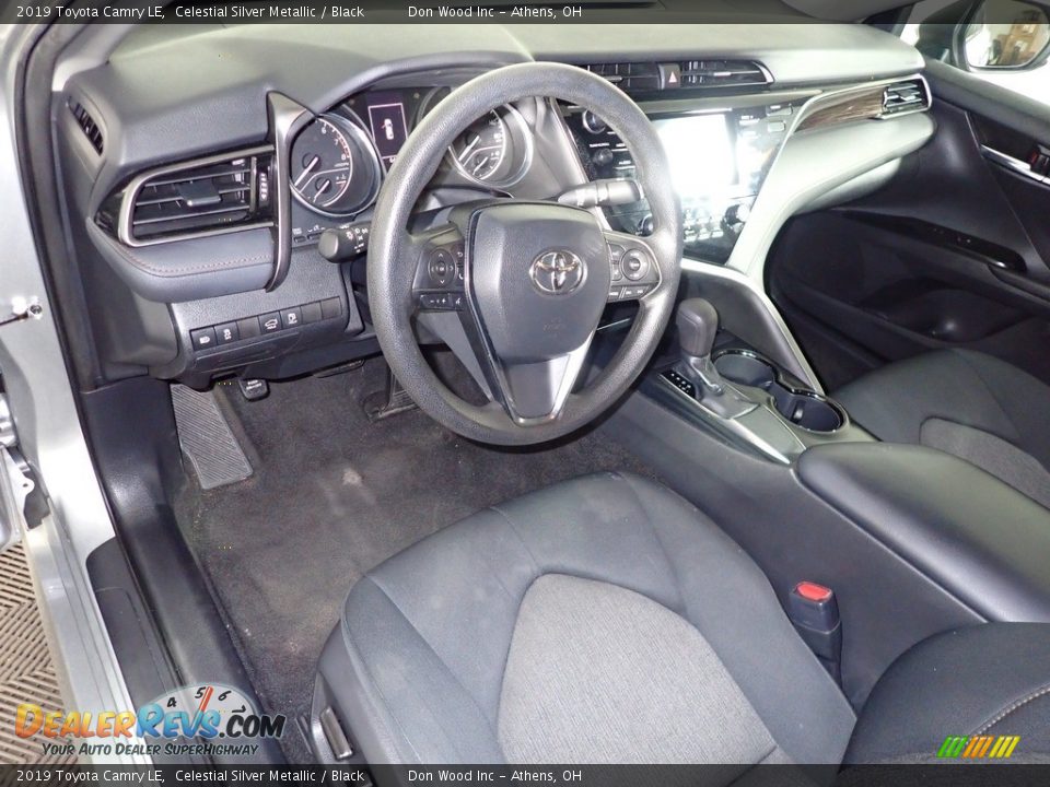2019 Toyota Camry LE Celestial Silver Metallic / Black Photo #18