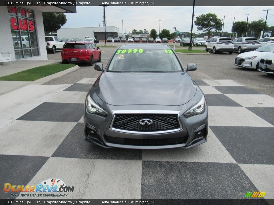2018 Infiniti Q50 3.0t Graphite Shadow / Graphite Photo #2