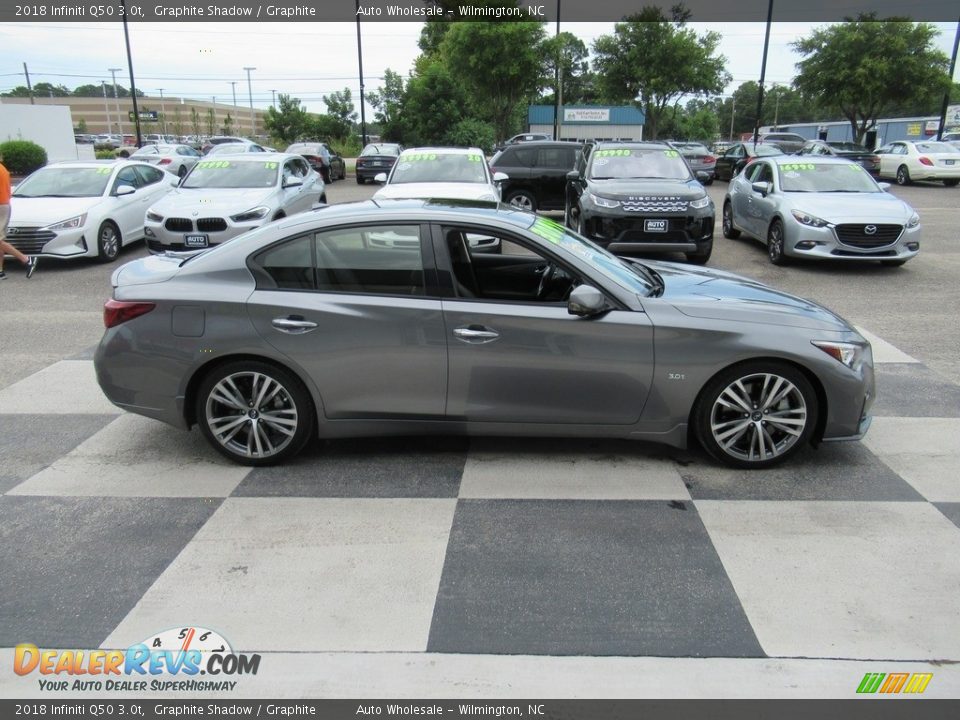 2018 Infiniti Q50 3.0t Graphite Shadow / Graphite Photo #3