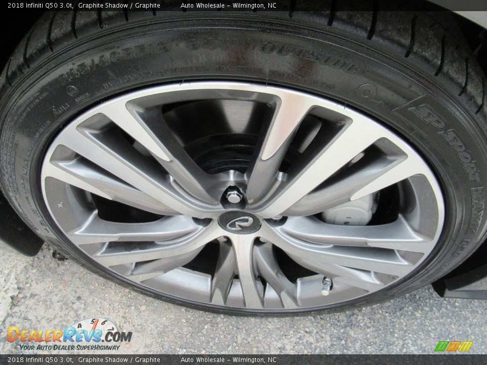 2018 Infiniti Q50 3.0t Graphite Shadow / Graphite Photo #7
