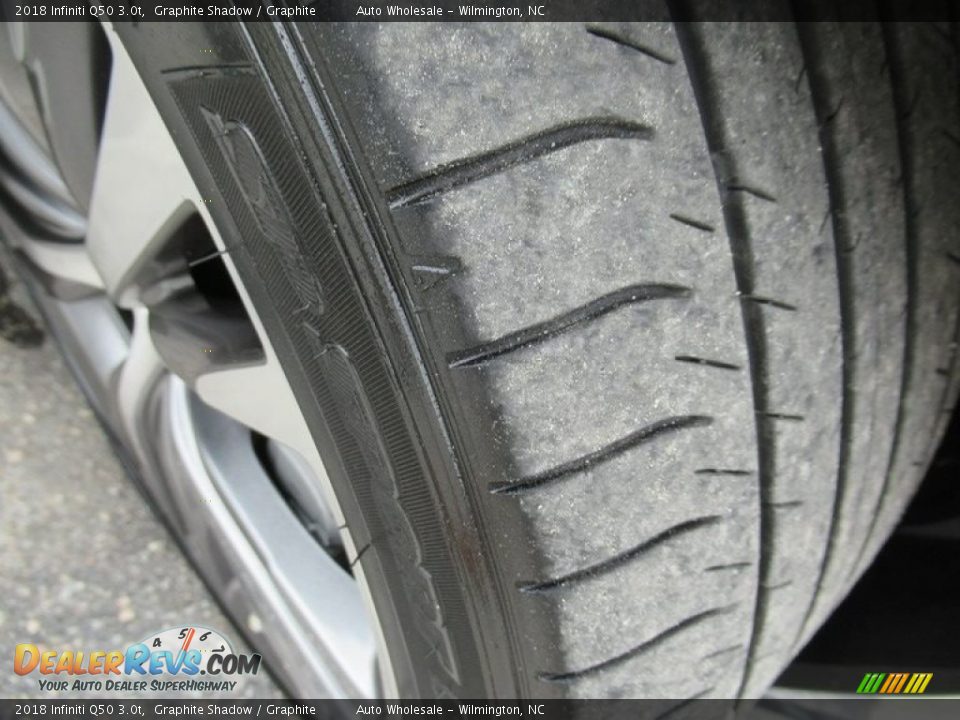 2018 Infiniti Q50 3.0t Graphite Shadow / Graphite Photo #9