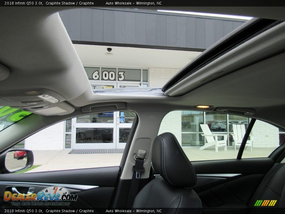 2018 Infiniti Q50 3.0t Graphite Shadow / Graphite Photo #12