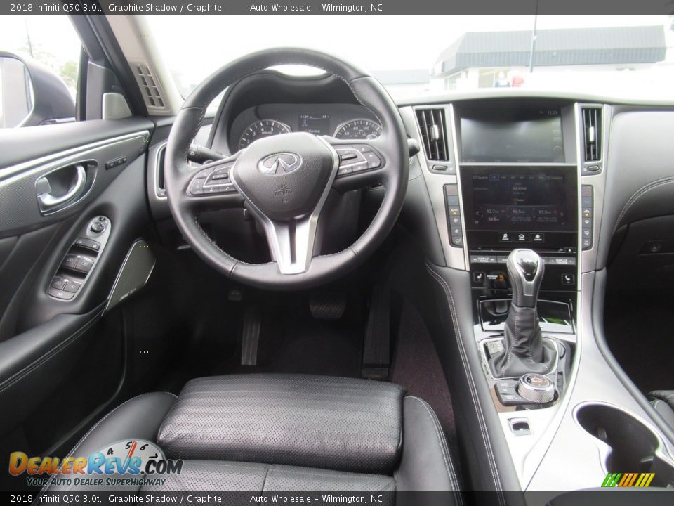 2018 Infiniti Q50 3.0t Graphite Shadow / Graphite Photo #16