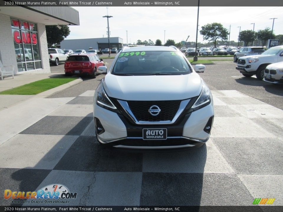 2020 Nissan Murano Platinum Pearl White Tricoat / Cashmere Photo #2