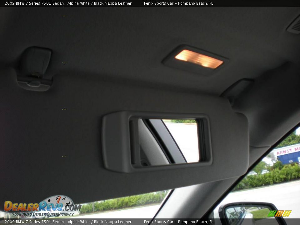 2009 BMW 7 Series 750Li Sedan Alpine White / Black Nappa Leather Photo #31