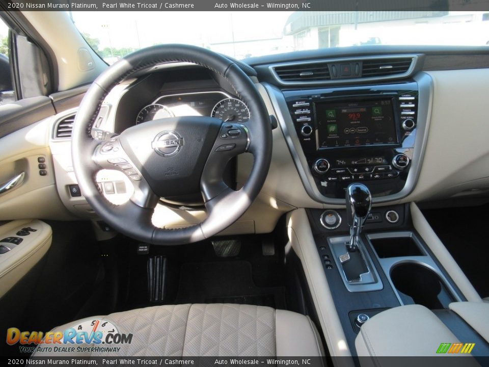 2020 Nissan Murano Platinum Pearl White Tricoat / Cashmere Photo #15