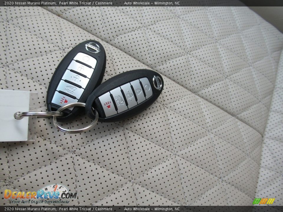 2020 Nissan Murano Platinum Pearl White Tricoat / Cashmere Photo #20