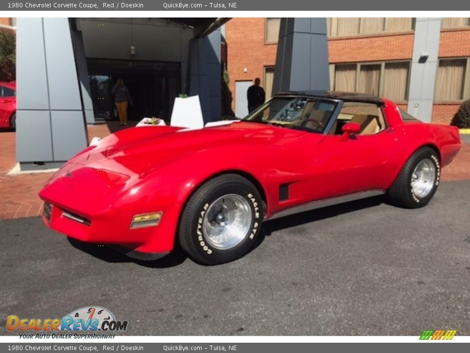 1980 Chevrolet Corvette Coupe Red / Doeskin Photo #1