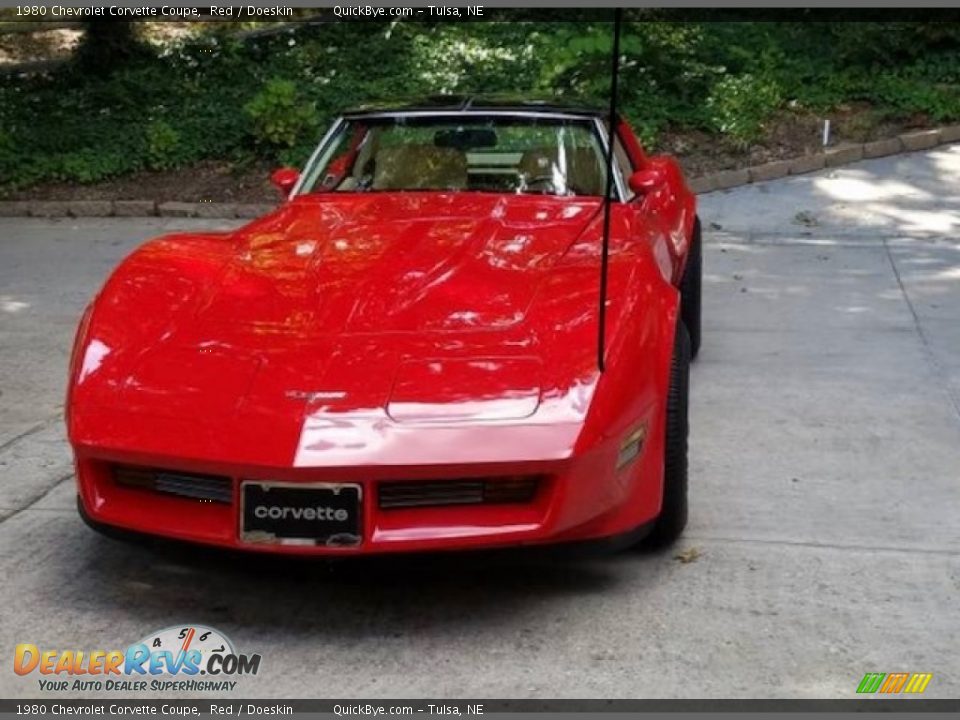 1980 Chevrolet Corvette Coupe Red / Doeskin Photo #3