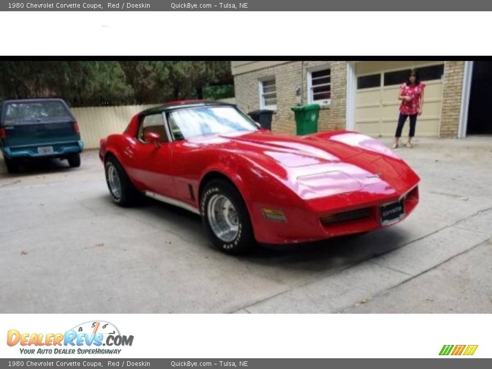 1980 Chevrolet Corvette Coupe Red / Doeskin Photo #4