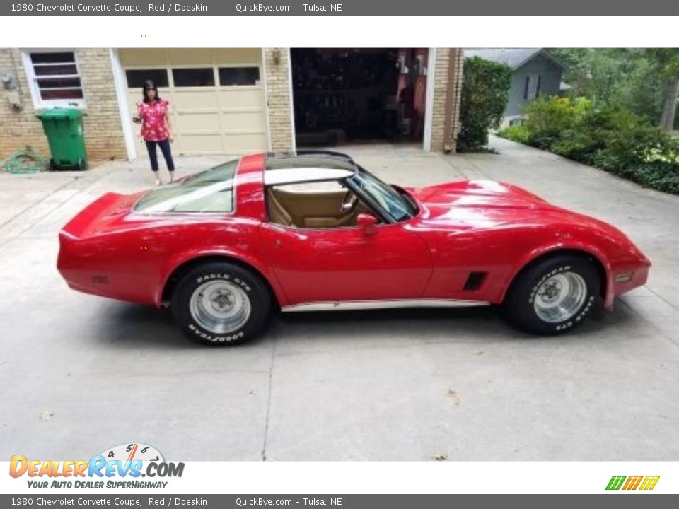 1980 Chevrolet Corvette Coupe Red / Doeskin Photo #5