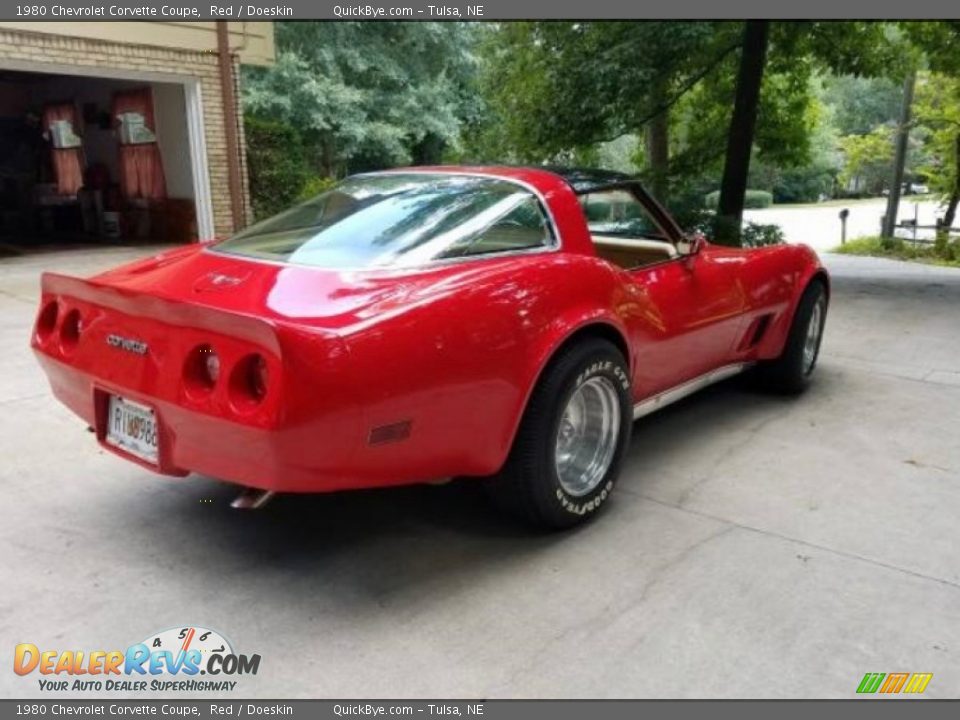 1980 Chevrolet Corvette Coupe Red / Doeskin Photo #6