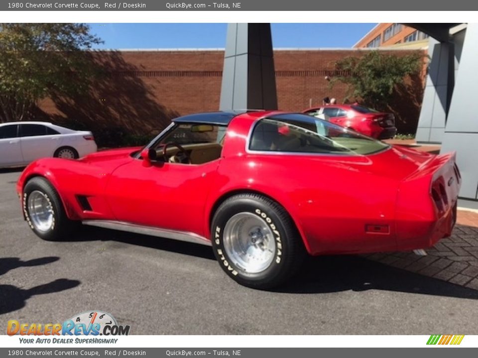 1980 Chevrolet Corvette Coupe Red / Doeskin Photo #7