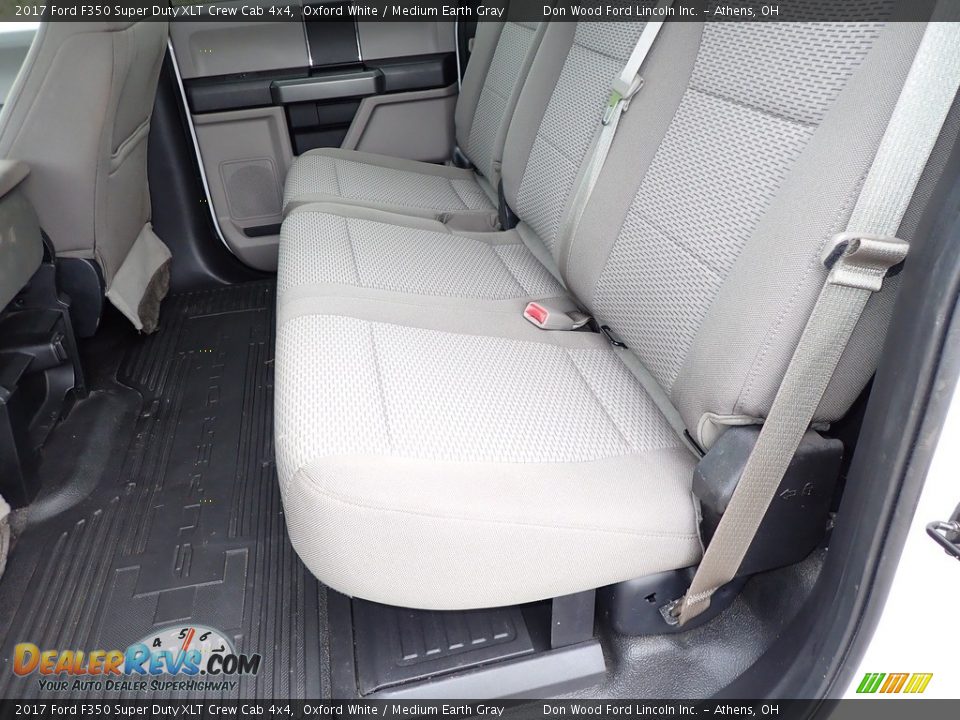 Rear Seat of 2017 Ford F350 Super Duty XLT Crew Cab 4x4 Photo #16