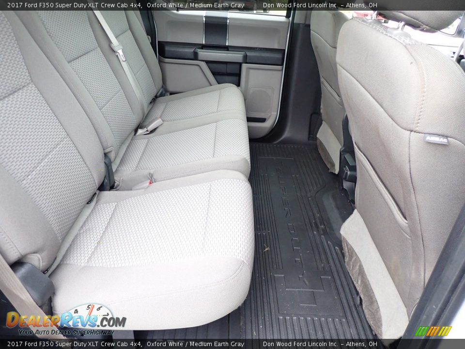 Rear Seat of 2017 Ford F350 Super Duty XLT Crew Cab 4x4 Photo #18