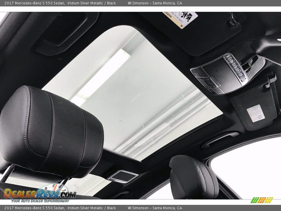 Sunroof of 2017 Mercedes-Benz S 550 Sedan Photo #29