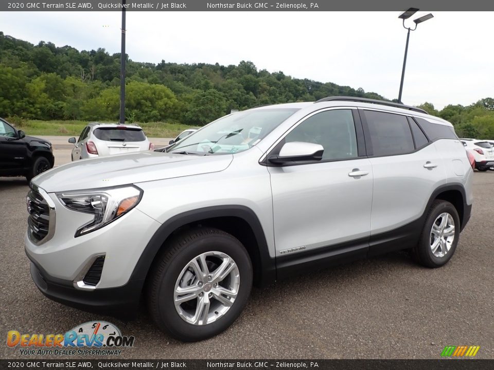 2020 GMC Terrain SLE AWD Quicksilver Metallic / Jet Black Photo #1