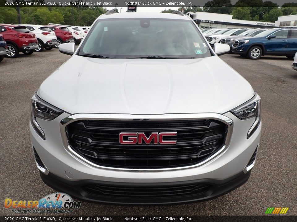 2020 GMC Terrain SLE AWD Quicksilver Metallic / Jet Black Photo #2