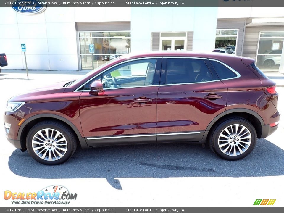 2017 Lincoln MKC Reserve AWD Burgundy Velvet / Cappuccino Photo #2