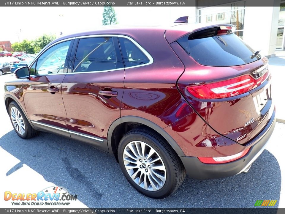 2017 Lincoln MKC Reserve AWD Burgundy Velvet / Cappuccino Photo #3