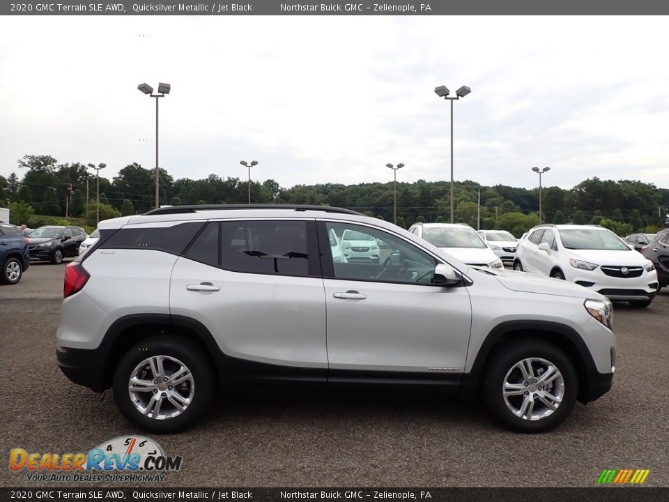 2020 GMC Terrain SLE AWD Quicksilver Metallic / Jet Black Photo #4